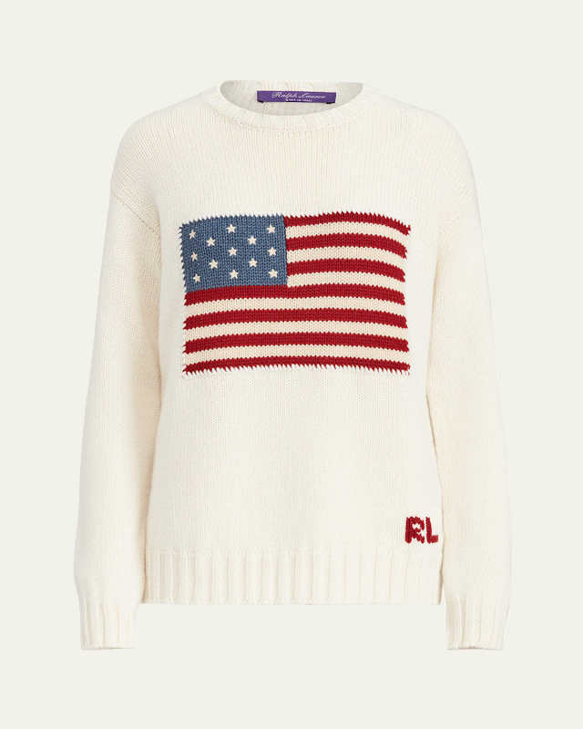 4809602 - Ls Flag Crewneck Sweater